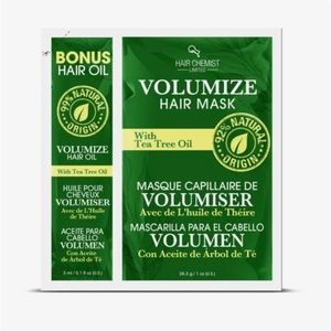 Hair Chemist Volume Mask w/ Tea Tree Oil 1oz NEW